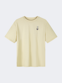 Erke Woman Lifestyle T-Shirt Milky Yellow