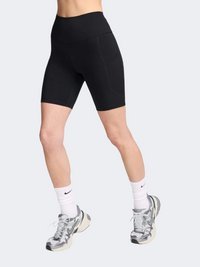 Nike Women Zenvy High-Waisted 8 Inch Biker Shorts Black Grey
