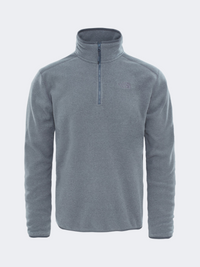 The North Face 100 Glacier 1/4 Zip Fleece Men Skiing Fleece Grey