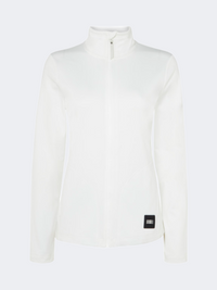 Oneill Pw Clime Full-Zip Women Skiing Fleece Powder White