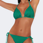 Blue Point Synthetic Women Beach Bra Green