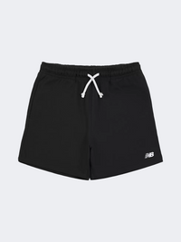 New Balance French Terry Small Logo Kids-Boys Lifestyle Short Black