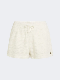 Oneill Originals Crochet Women Beach Short Snow White