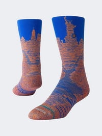 Stance New York Skyline Pro Unisex Basketball Sock Blue