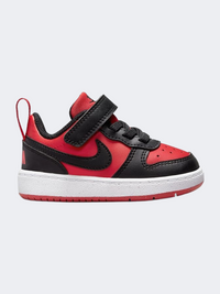 Nike Court Borough Low Recraft Infant Boys Lifestyle Shoes Red/Black
