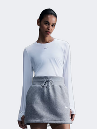 Nike One Classic Drifit Women Training Long Sleeve White/Black