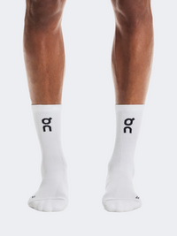 On Core High 2 Pack Unisex Running Sock White