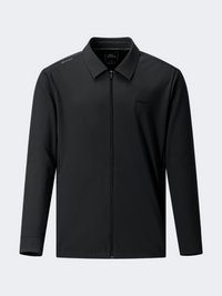 Erke Knitted Sports Men Tennis Jacket Black
