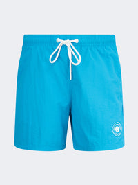 Oil And Gaz Confortable Men Beach Swim Short Light Blue