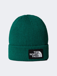 The North Face Logo Box Cuffed Unisex Lifestyle Beanie Evergreen