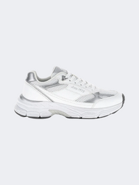 Lotto Boston Amf Women Lifestyle Shoes White/Silver Metalic