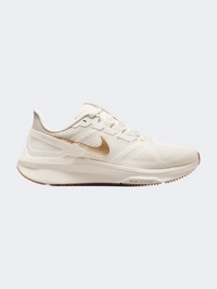 Nike Air Zoom Structure 25 Women Running Shoes Phantom/Metalic Gold