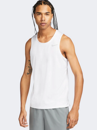 Nike Miler Df Men Running Tank White