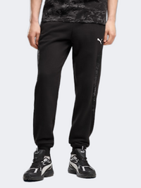 Puma Sport Camo Fleece Men Lifestyle Pant Black