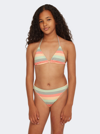 Oneill Essentials Triangle Girls Beach Bikini Set Multicolor