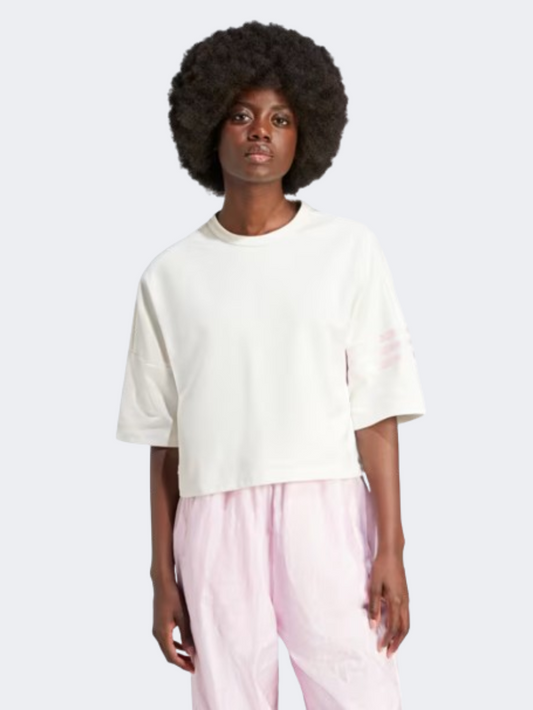 Adidas Neuclassics Women Original T-Shirt White/Clear Pink
