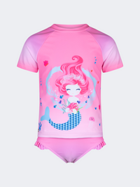 Oil And Gaz Elegant Kids-G Beach Monokini Pink