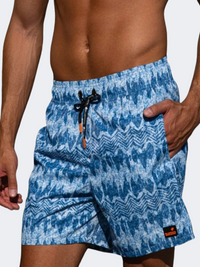 Blue Point Jeanius Men Beach Swim Short Siel
