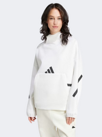 Adidas Z N E Women Sportswear Hoody White