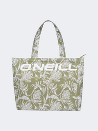 Oneill Coastal Print Tote Women Beach Bag Green