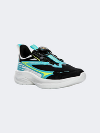 Erke Gs-Boys Running Shoes Black/Sea Green
