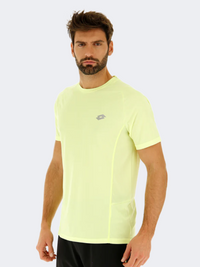 Lotto Rgl Men Running T-Shirt Yellow Neon
