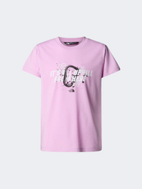 The North Face Graphic Relaxed Girls Lifestyle T-Shirt Pink