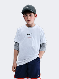 Nike Sportswear Boys Lifestyle T-Shirt White/Black