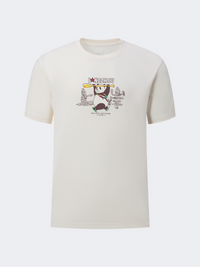 Erke Men Lifestyle T-Shirt Cheese White
