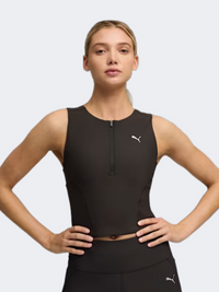 Puma Lightstride Cropped Women Running Tank Black