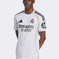 Adidas Real Madrid 25/26 Home Jersey Men Football T-Shirt White