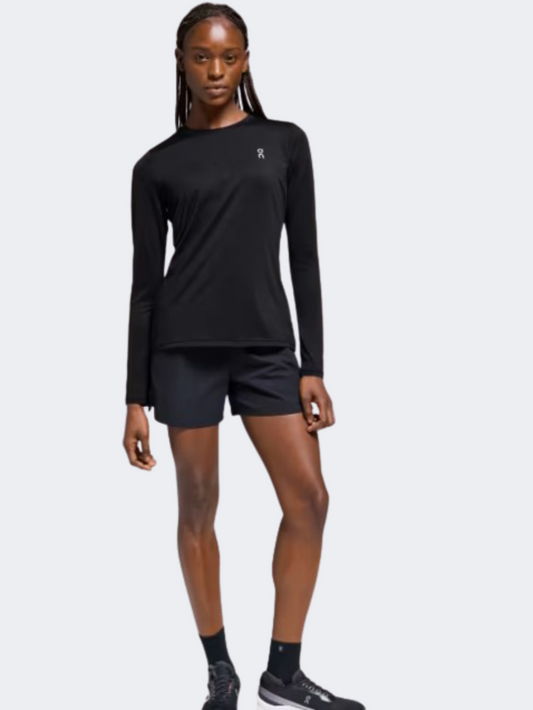 On Core Women Running Long Sleeve Black