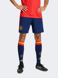 Adidas Spain 26 Home Men Football Short Dark Blue