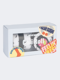 Eat My Socks Cali Roll Unisex Lifestyle Sock Multicolor