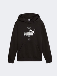 Puma Power Graphic Boys Training Hoody Black