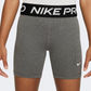 Nike Pro Girls Lifestyle Short Carbon Heather