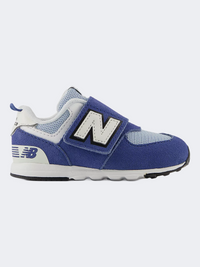 New Balance 574 Newb Hook & Loop Shoes Infant-Boys Lifestyle Shoes Blue