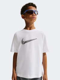 Nike Df Multi Boys Training T-Shirt White/Black