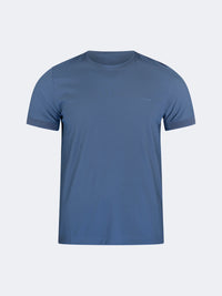 Oil And Gaz Classic Men Lifestyle R-Neck T-Shirt Blue