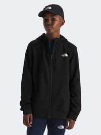 The North Face Performance Fleece Full Zip Boys Hiking Fleece Black