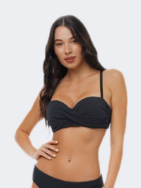 Blue Point Effortless Chic Women Swim Bra Black