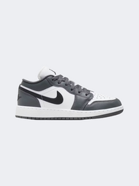Nike Air Jordan 1 Low Bg Gs-Boys Lifestyle Shoes White/Black/Grey