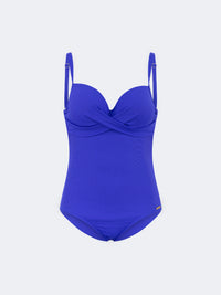 Oil And Gaz Stylish Women Beach Over Size Monokini Royal Blue