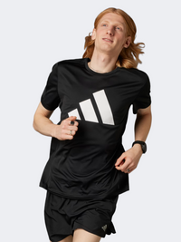 Adidas Run It Men Running T-Shirt Black
