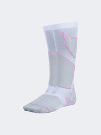 Top Ten Warm Kids Skiing Over The Calf Socks White/Grey