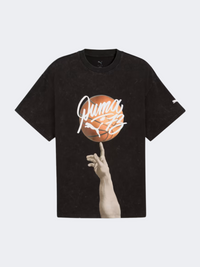 Puma Dylan Exhibit Men Basketball T-Shirt Black