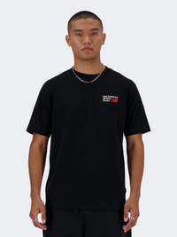New Balance Athletics Premium Logo Men Lifestyle T-Shirt Black