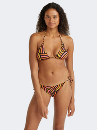 ONeill Capri Bondy Women Beach Bikini Set Orange/Rainbow/Strap