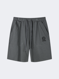 Erke Knitted Men Lifestyle Short Dark Grey