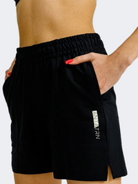 Anta Knitted Women Training Short Black